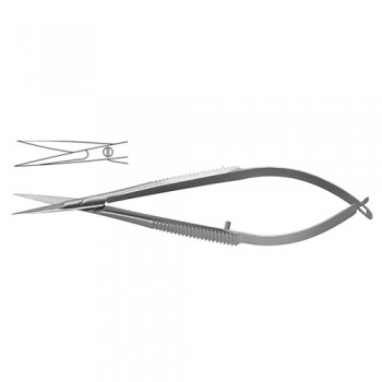 Noyes Iris Scissor Straight - Sharp/Sharp Stainless Steel, 12.5 cm - 5"